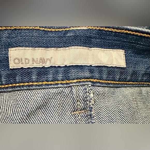 Old Navy frayed denim mini jean skirt size 8 regular - Picture 6 of 7